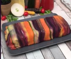 Des lasagnes colorees