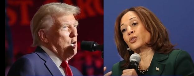 Donald Trump et Kamala Harris