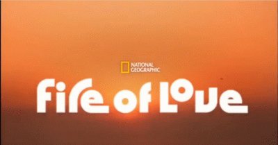 Une capture de la bande-annonce du documentaire « Fire of Love »