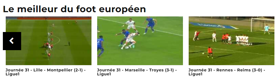 Foot europeen