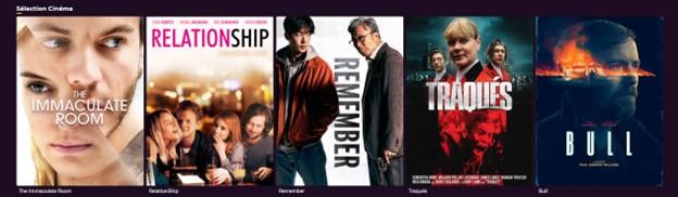La rubrique « Sélection Cinéma »