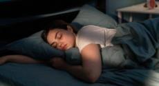 Une femme en train de dormir