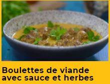 Veedz boulette de viande avec sauce et herbe 1