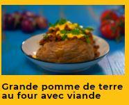 Pomme de terre et viande, dans un bol