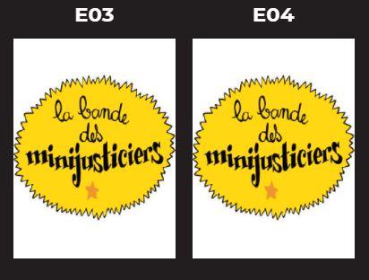 Affiches des épisodes de La Bande des Minijusticiers