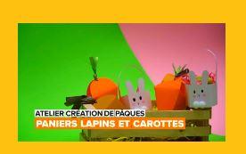 Des Paniers lapins et carottes