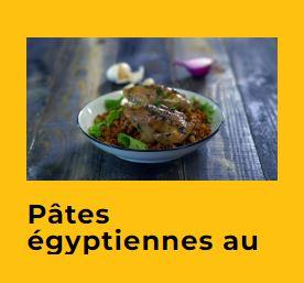 Une image de la recette des Pâtes égyptiennes au pigeon