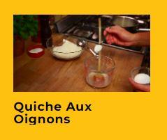 Préparation de la Quiche Aux Oignons