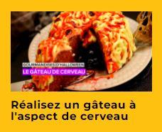 Gâteau à l'aspect de cerveau