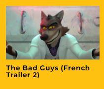 Le loup du film « The Bad Guys »