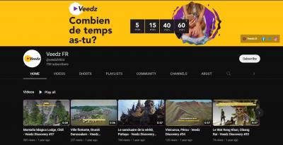 Capture de la page YouTube de Veedz